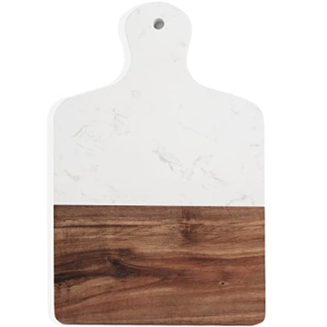 Azauvc Marble & Wood Cutting Board - Elegant Kitchen Essential