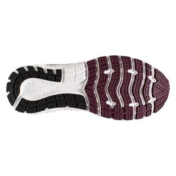 Brooks Womens Glycerin 17 Running Shoe - Ebony/Wild Aster/Fig - B - 8.5