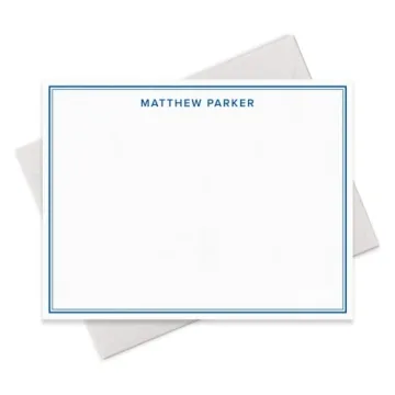 Personalized Note Cards Stationery Set with Custom Envelopes - Stylish Notecards for All Occasions