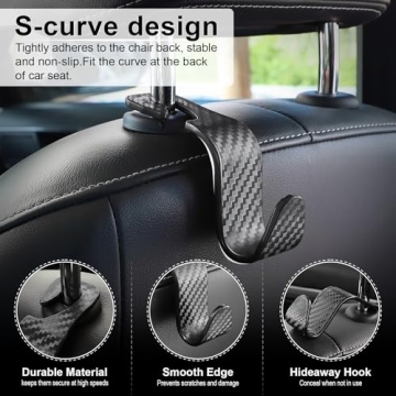 Car Purse Hook Set for Organizing Your Space