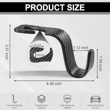 Car Purse Hook Set for Organizing Your Space