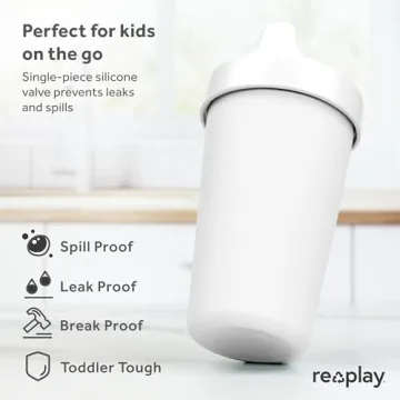 Eco-Friendly Spill Proof Sippy Cups for Toddlers by Re-Play