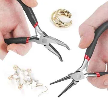 Round Nose Pliers for Jewelry Making - Mini 5 Inch Tool