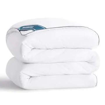 RUIKASI Queen Comforter Duvet Insert - Lightweight All Season Bedding Comforter with Corner Tabs, Soft Down Alternative Warm Duvet Hotel, 88x88, Machine Washable