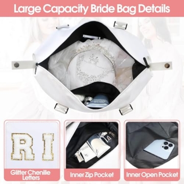 Stylish Bride Tote Bag for Weddings and Bachelorette Parties