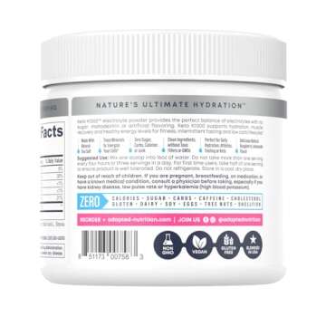 Hi-Lyte Keto K1000 Electrolyte Powder | Raspberry Lemon | Hydration Supplement Drink Mix | Boost Ene...