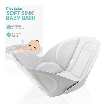 Frida Baby Compact Soft Sink Bath Seat for Infants