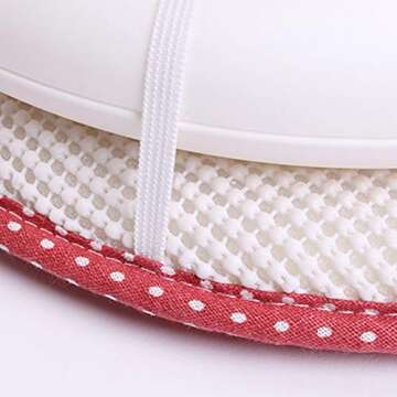 4 Pack Anti Slip Round Chair Pad with Elastic Ties Circle Chair Cushions Set for Bistro Bar Kitchen Dining High Stool 13 Inch Small Kids Chair Pads Machine Washable Grey Stripe