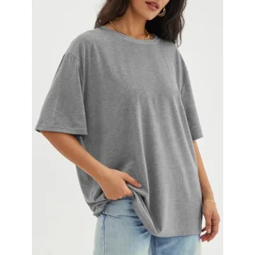 ATHMILE Women's Oversized T Shirts for Casual Summer Style