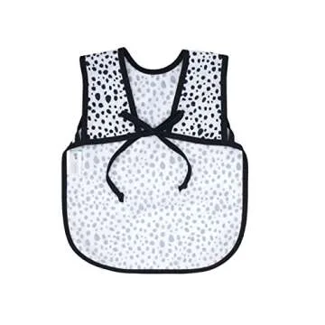 BapronBaby Organic Dot Bapron - Safe Waterproof Toddler Bib
