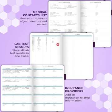 Clever Fox Large Medical Planner for Comprehensive Health Tracking