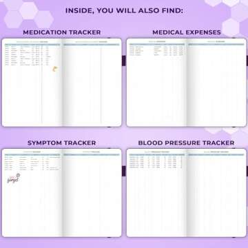 Clever Fox Large Medical Planner for Comprehensive Health Tracking
