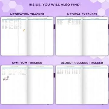 Clever Fox Large Medical Planner for Comprehensive Health Tracking