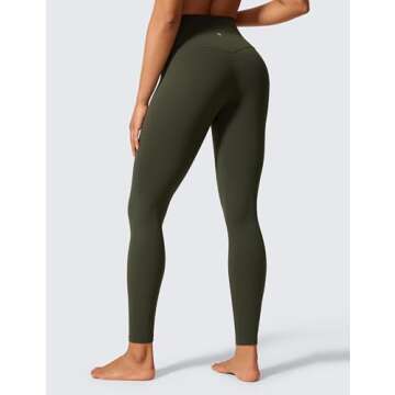 CRZ YOGA Womens Butterlift High Waisted Workout Leggings 28" - Pilates Gym Athletic Yoga Pants Butte...