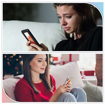 50 Pieces Calm Stickers Anxiety Sensory Stickers Textured Sensory Adhesives Clam Strips Adhesive Stress Relief Calming for Phone Shell(Sunset Style)