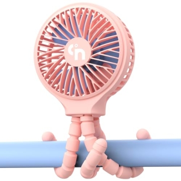 HomeLifairy Stroller Fan - Rechargeable, Portable, & Quiet Cooling for Babies & Adults