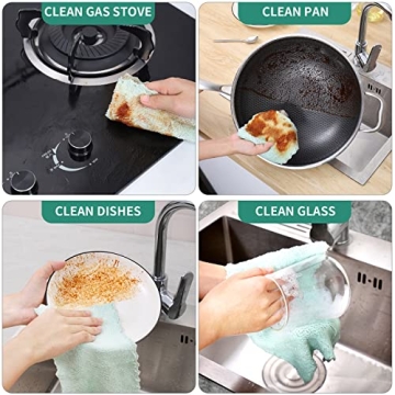 Super Absorbent Microfiber Kitchen Dish Cloths 20 Pack