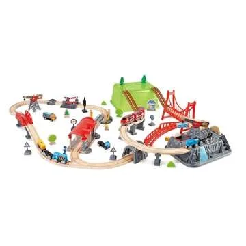 Hape Railway Bucket Builder Set for Creative Play
