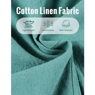 Fiona Jolin Women's Summer Cotton Linen Short Overalls Casual Bib Overall Shorts Jumpsuits Rompers with Pockets (DarkGreen-L)