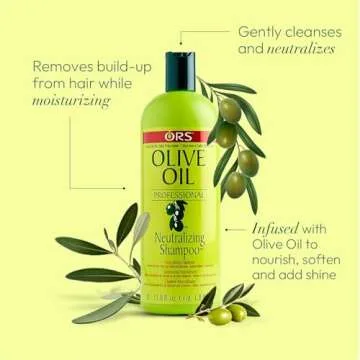 ORS Olive Oil Professional Neutralizing Shampoo - 33.8 oz for All Hair Types