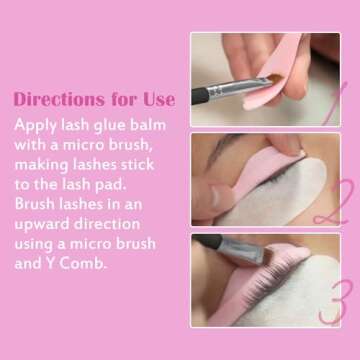 Libeauty Lash Lift Glue Balm Adhesive - Nourishing Eyelash & Brow Glue