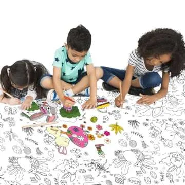 Tbsone Spring Easter Kids Coloring Poster for Creative Fun