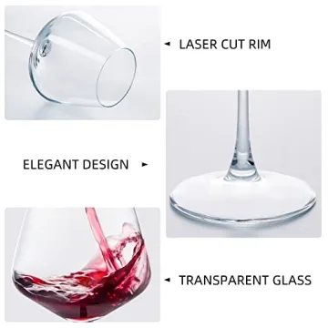 Elegant UMI UMIZILI Wine Glass Set - 15.5oz, Set of 6