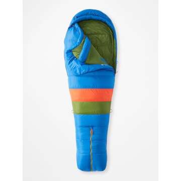 Marmot Men's Sawtooth 15° Sleeping Bag - Eco-Friendly & Warm