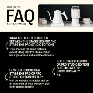 Fellow Stagg EKG Pro Electric Gooseneck Kettle for Perfect Brews