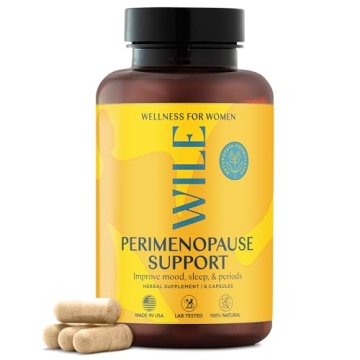 WILE Menopause and Perimenopause Supplements for Women with Ashwagandha - Menopausal Symptoms Relief...