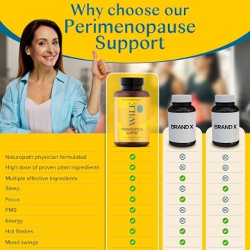 WILE Menopause Supplements for Stress Relief & Sleeping Well