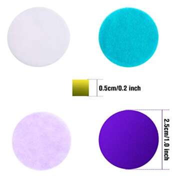 TecUnite Round Tissue Paper Table Confetti Dots for Wedding Birthday Party Decoration, 1.76 oz(Purple Teal Confetti,2.5 cm)