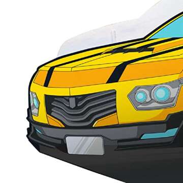 Disguise Bumblebee Adaptive Wheelchair Cover for Kids, Official Transformers Rolling Costume for Wheelchair