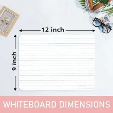 Portable Double-Sided Dry Erase Lapboard for Learning