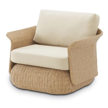 POLY & BARK Brindisi Lounge Chair for Outdoor Comfort