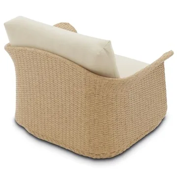 POLY & BARK Brindisi Lounge Chair for Outdoor Comfort