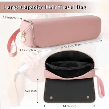 Trendy Curling Iron Travel Case with Heat Mat