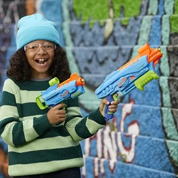 NERF Elite Junior Starter Set Easy Play Blasters for Kids