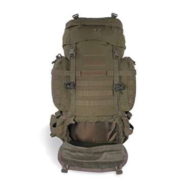 Tasmanian Tiger Raid Tactical Backpack MKIII - 52-Liter V2 Plus Carrying System with MOLLE System and Detachable Hip Strap, Olive, 52 Liter