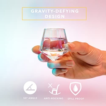 Dragon Glassware Iridescent Shot Glasses Set of 4