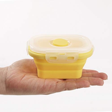 Space Saving Silicone Food Storage Containers Set