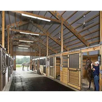 American Floor Mats - Horse/Stable Mats - Heavy Duty Stall Mats - Thick, Durable Rubber Flooring Solid Black 1/2" Thick - 4' x 6' Mat