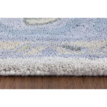 Hand Tufted Oushak Wool Area Rug – Elegant and Durable