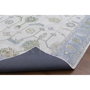 Hand Tufted Oushak Wool Area Rug – Elegant and Durable