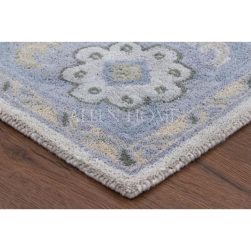 Hand Tufted Oushak Wool Area Rug – Elegant and Durable