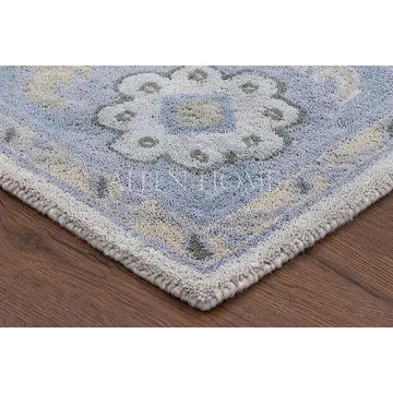 Hand Tufted Oushak Wool Area Rug – Elegant and Durable
