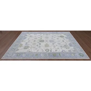 Hand Tufted Oushak Wool Area Rug – Elegant and Durable