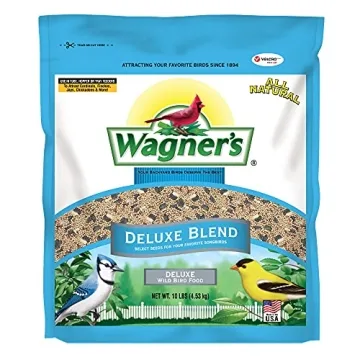 Wagner's 13008 Deluxe Wild Bird Food - 10 lb Bag for Vibrant Backyard Birds