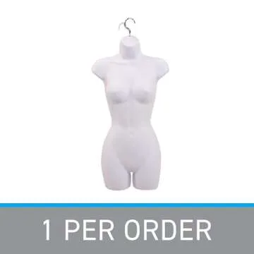 SSWBasics Female Mannequin Torso for Sizes 5-10