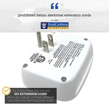 Cruise Approved Power Strip Non Surge Protector with USB